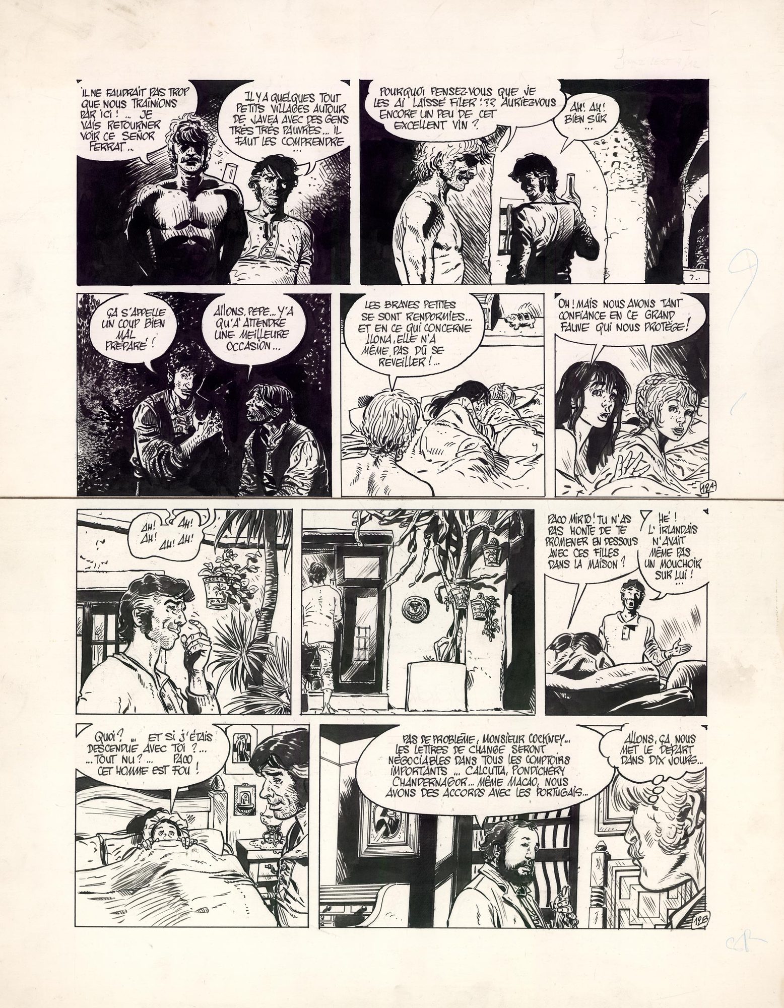 Franz, Lester Cockney, La Déchirure, Tome 7, 1993, Page 12 Archives HUBERTY & BREYNE