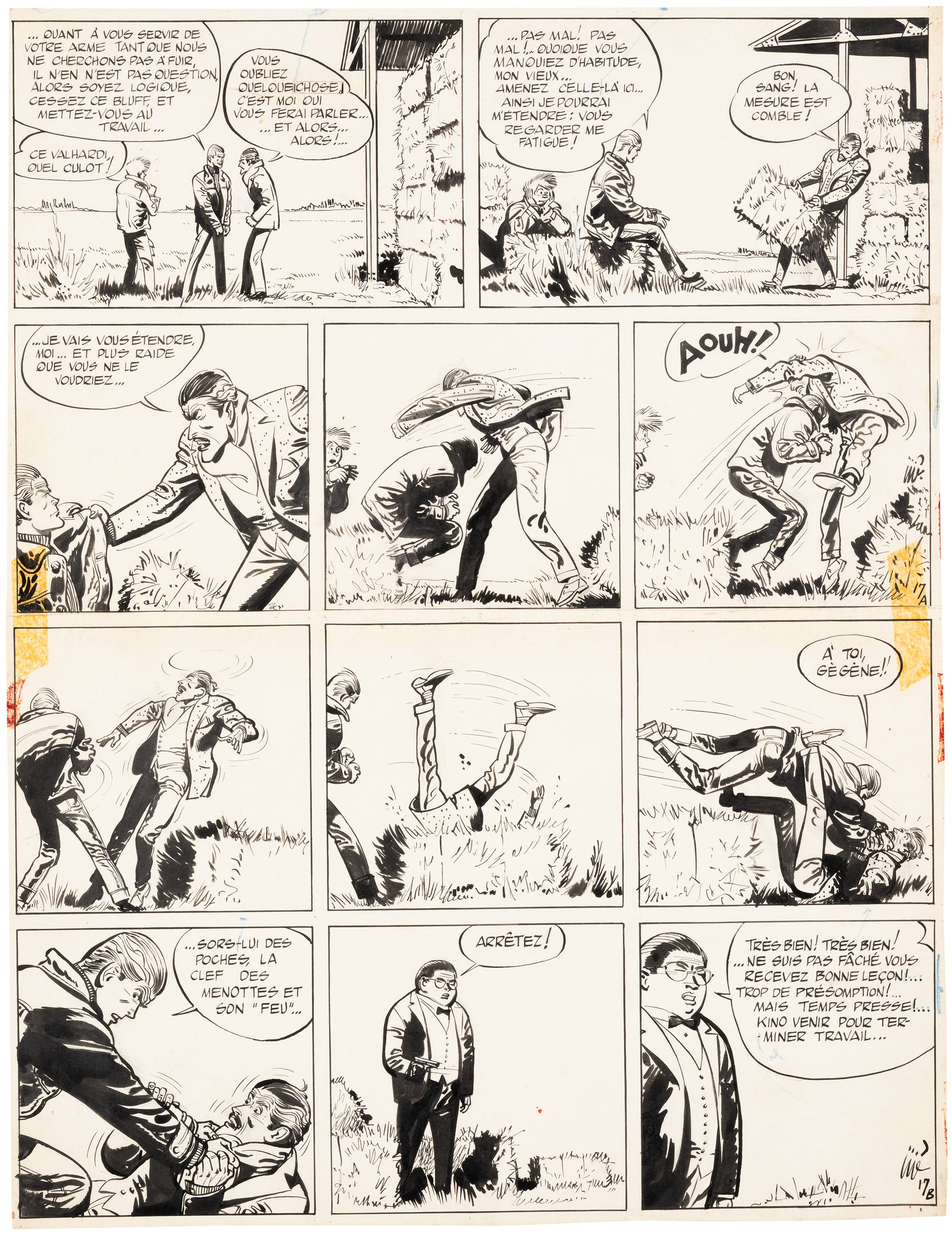 Valhardi contre le soleil noir, 1958