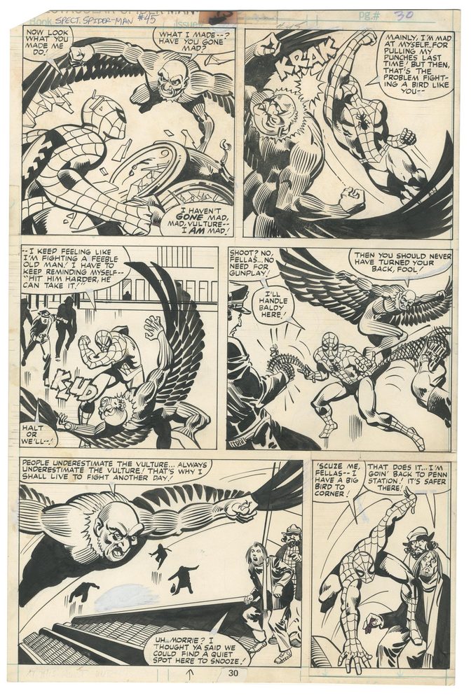 Marie Séverin, Spectacular Spider Man, Spectacular Spider Man #45 p30,  1980, Page Issue45,page30 | Collection de Monsieur L. | Artwork | HUBERTY &  BREYNE