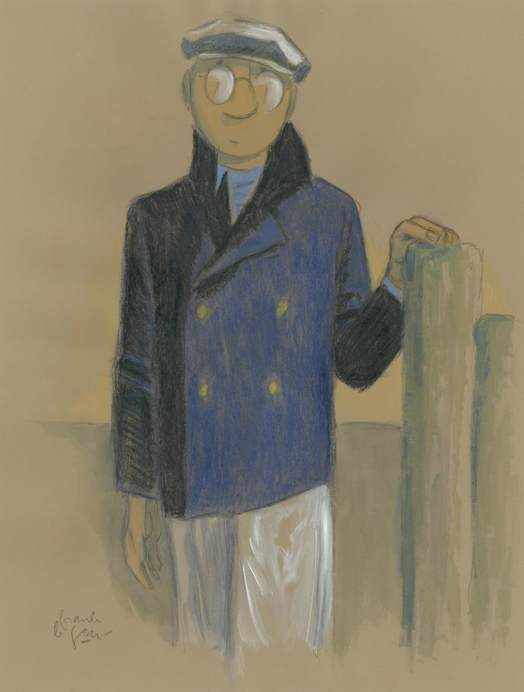 Theodore au caban bleu, 2017