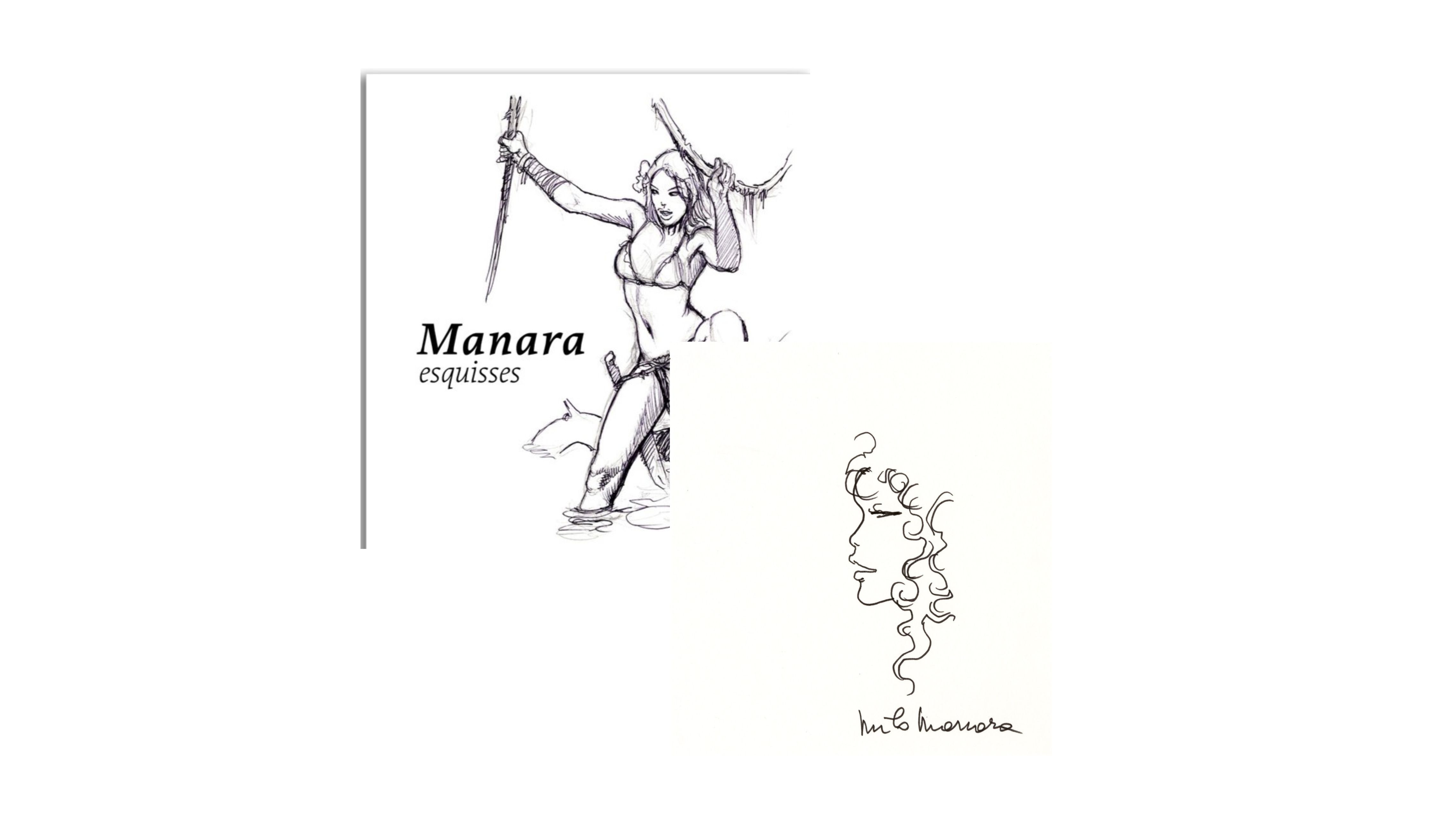 Manara esquisses - Dessin Original IV/VIII, 2018